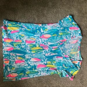 Lilly Pulitzer XS Multi Color V Neck T shirt